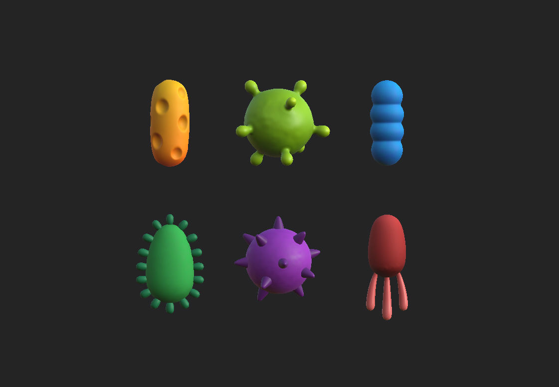 Bacteria Pack 3D model_18