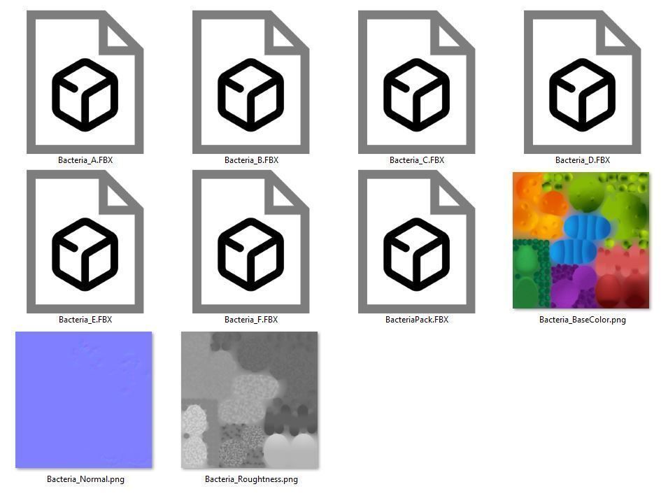 Bacteria Pack 3D model_32