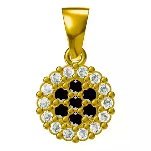 JCD Format Rose gold flower shape pendant 3design price