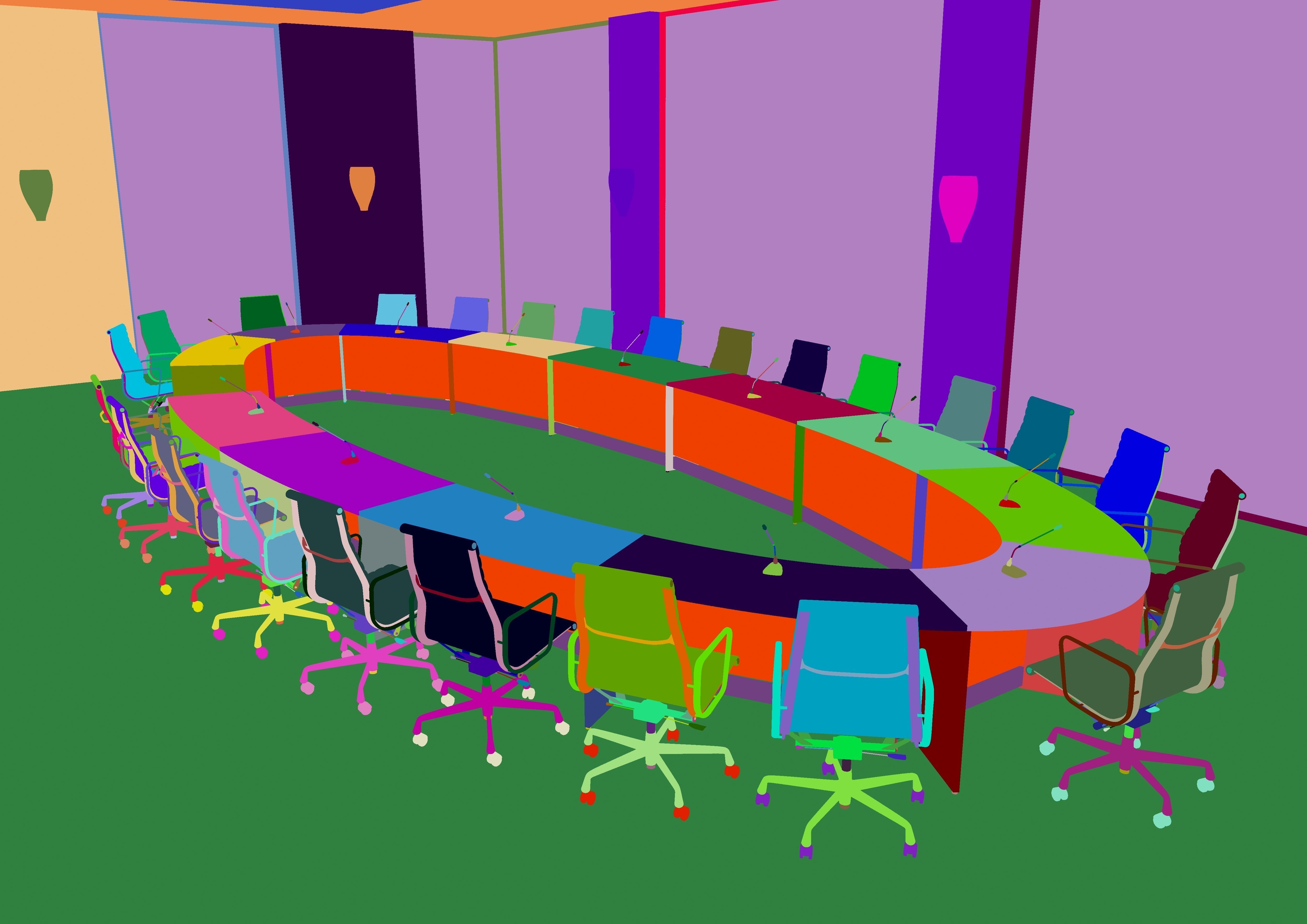 meeting room cd1466 a05 3D model_46