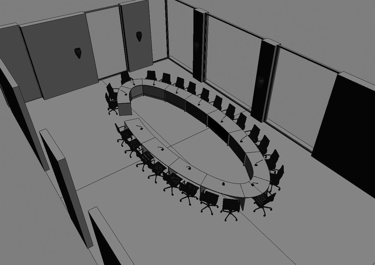 meeting room cd1466 a05 3D model_23