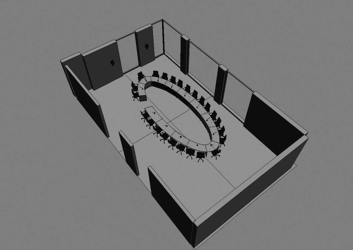 meeting room cd1466 a05 3D model_6