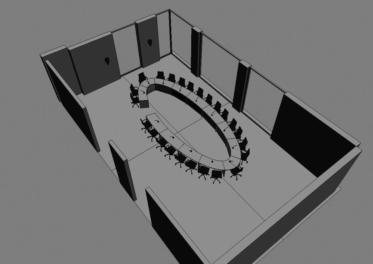 meeting room cd1466 a05 3D model_11