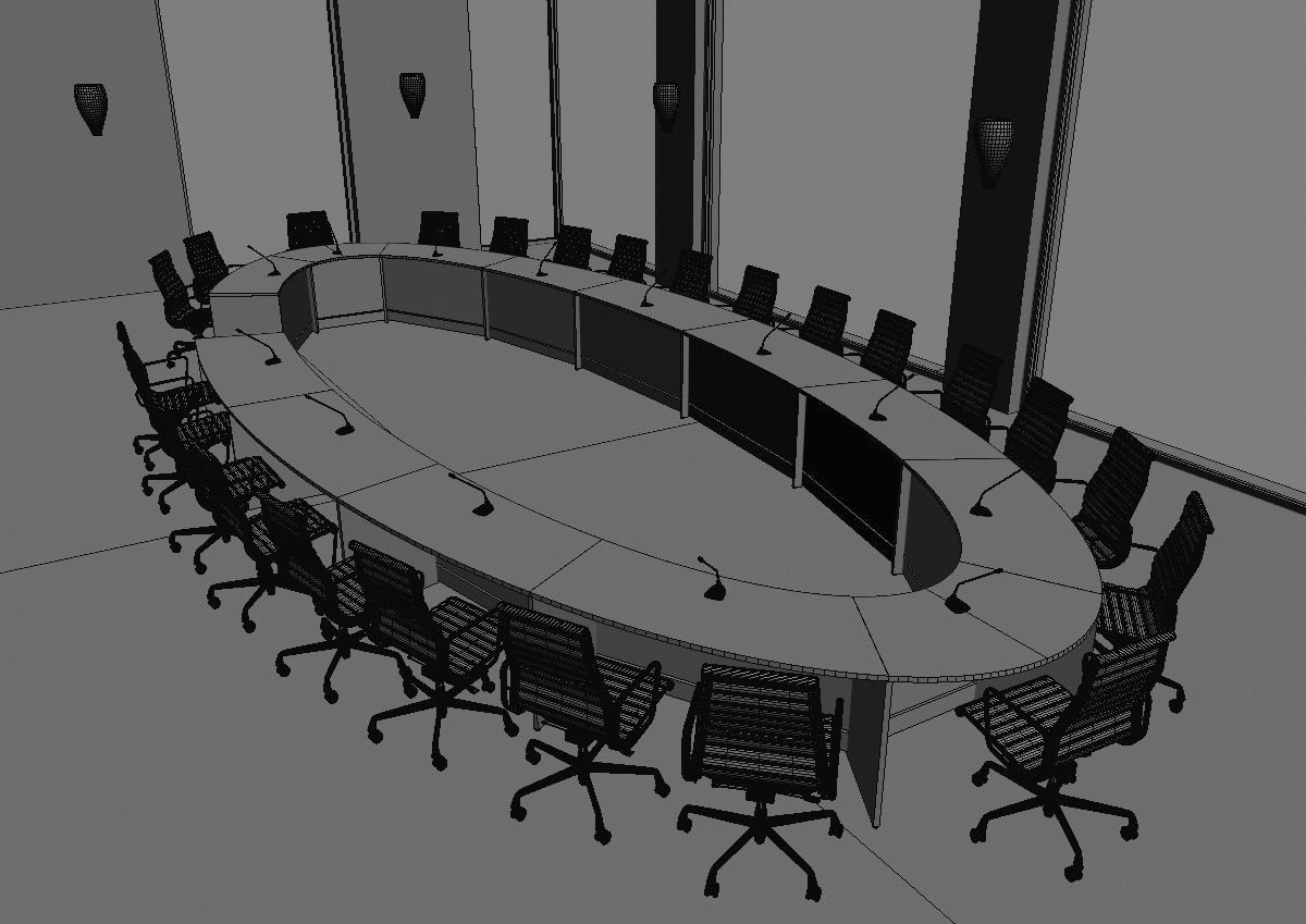 meeting room cd1466 a05 3D model_42