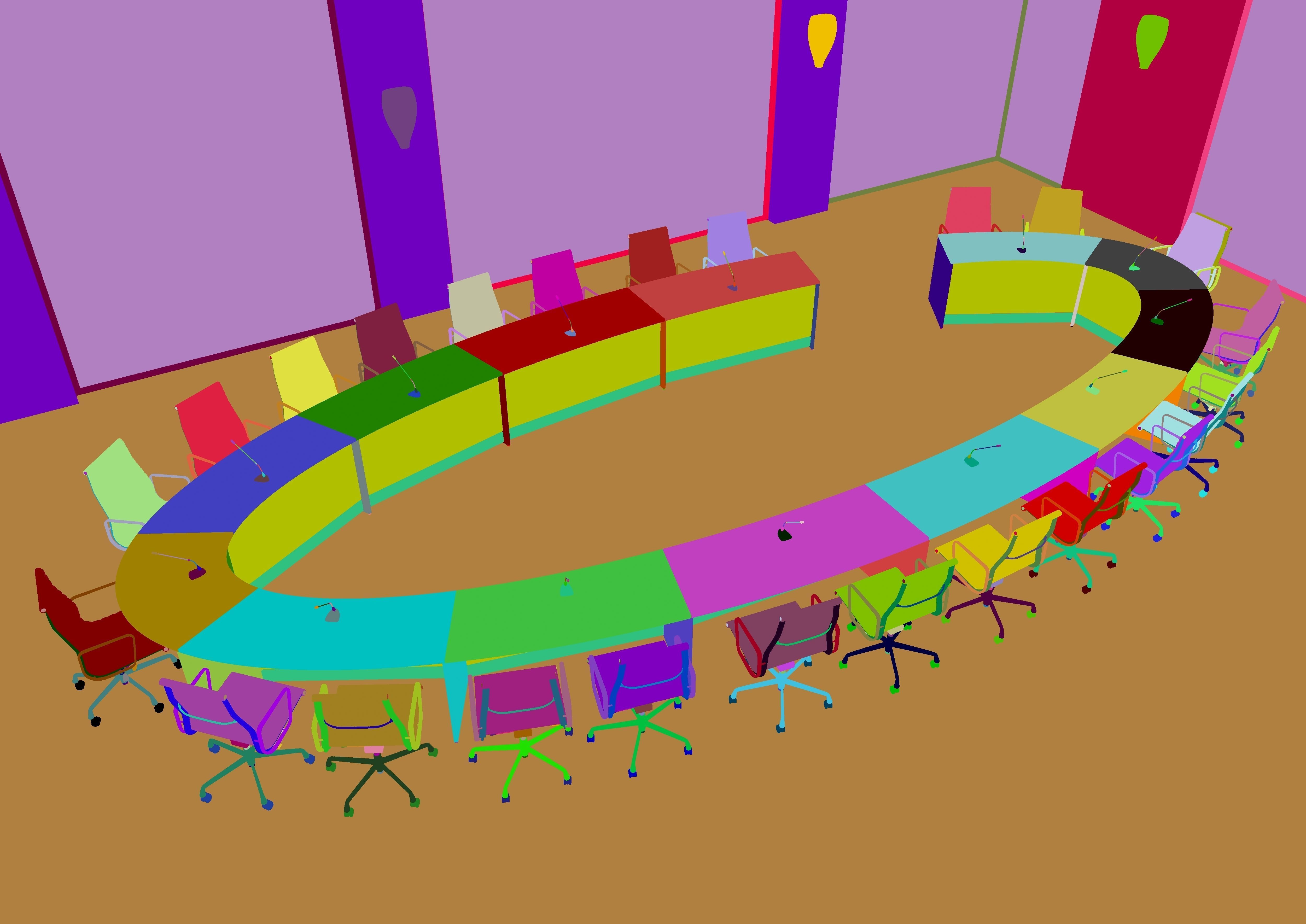 meeting room cd1466 a05 3D model_47