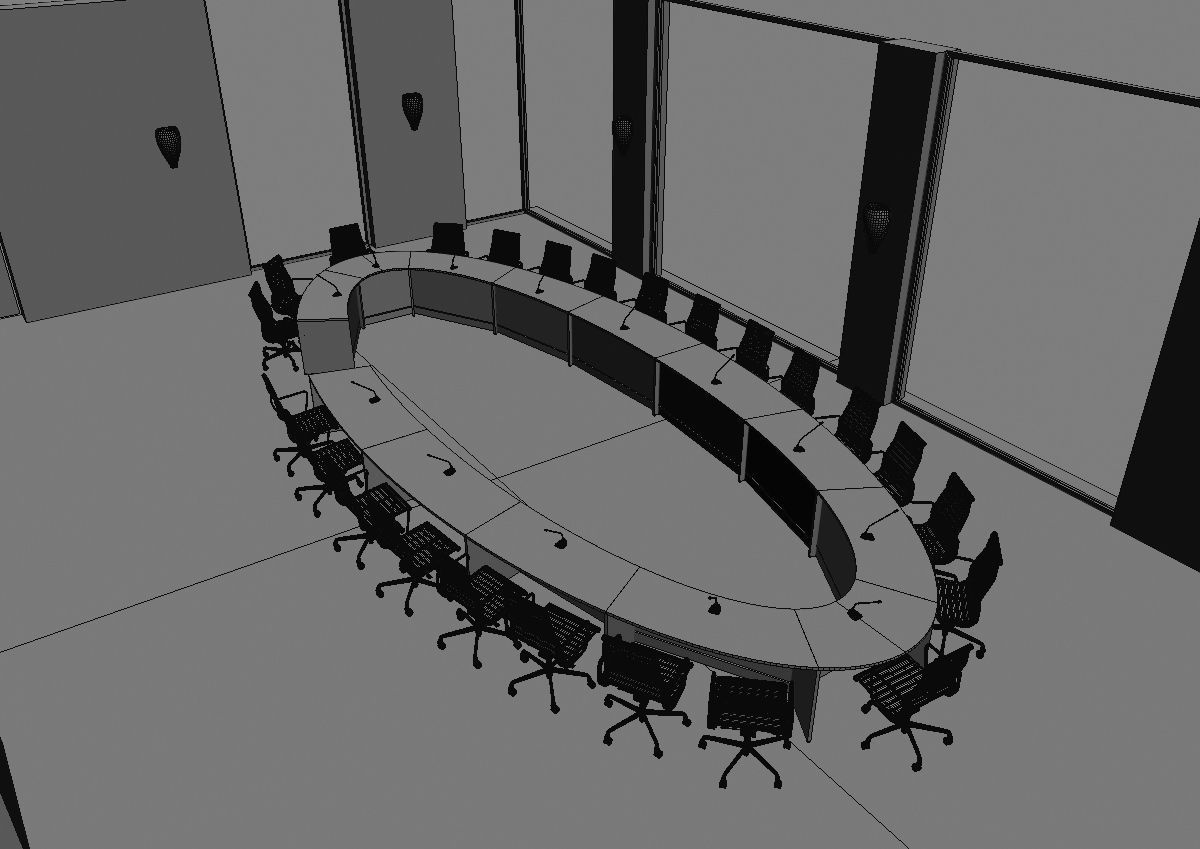 meeting room cd1466 a05 3D model_33