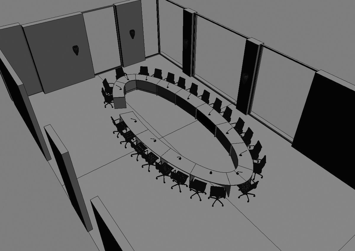 meeting room cd1466 a05 3D model_22