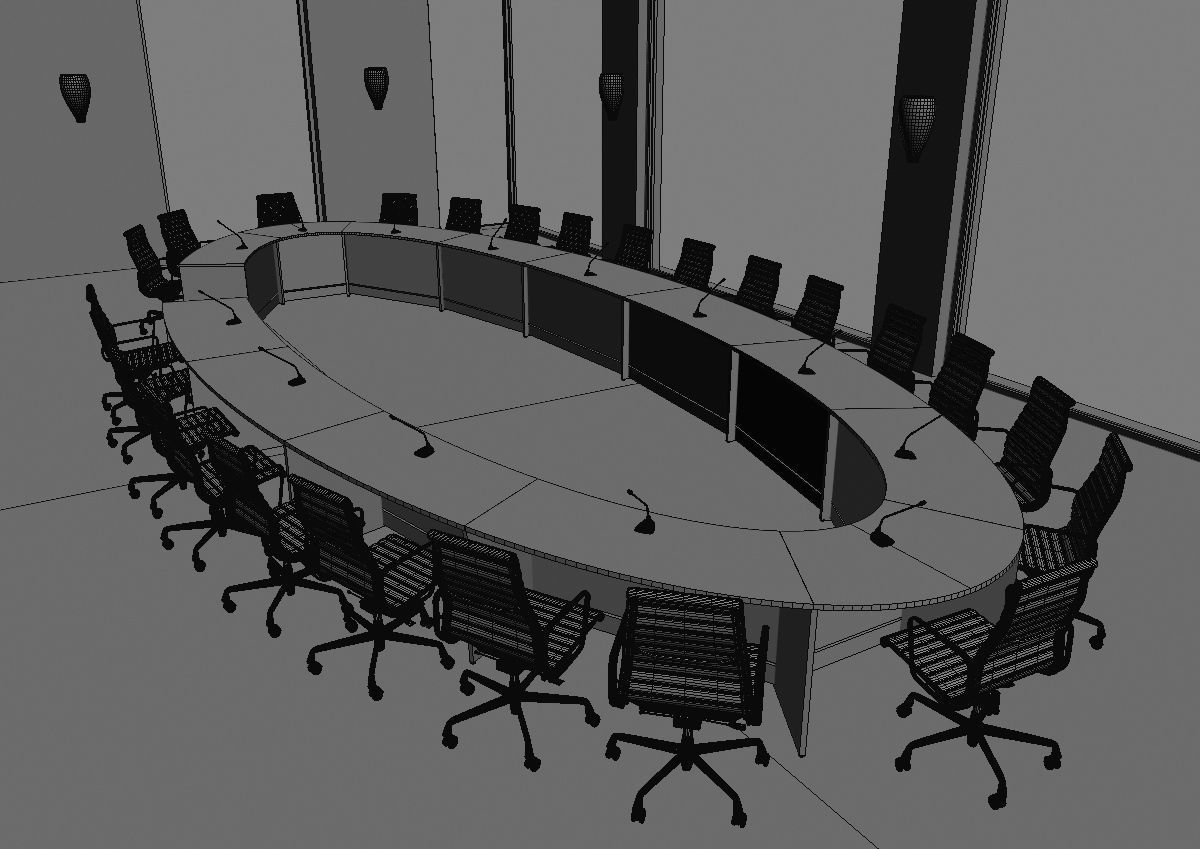 meeting room cd1466 a05 3D model_43