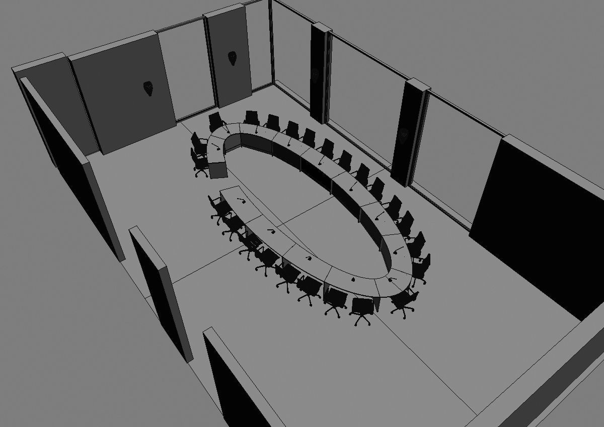 meeting room cd1466 a05 3D model_16