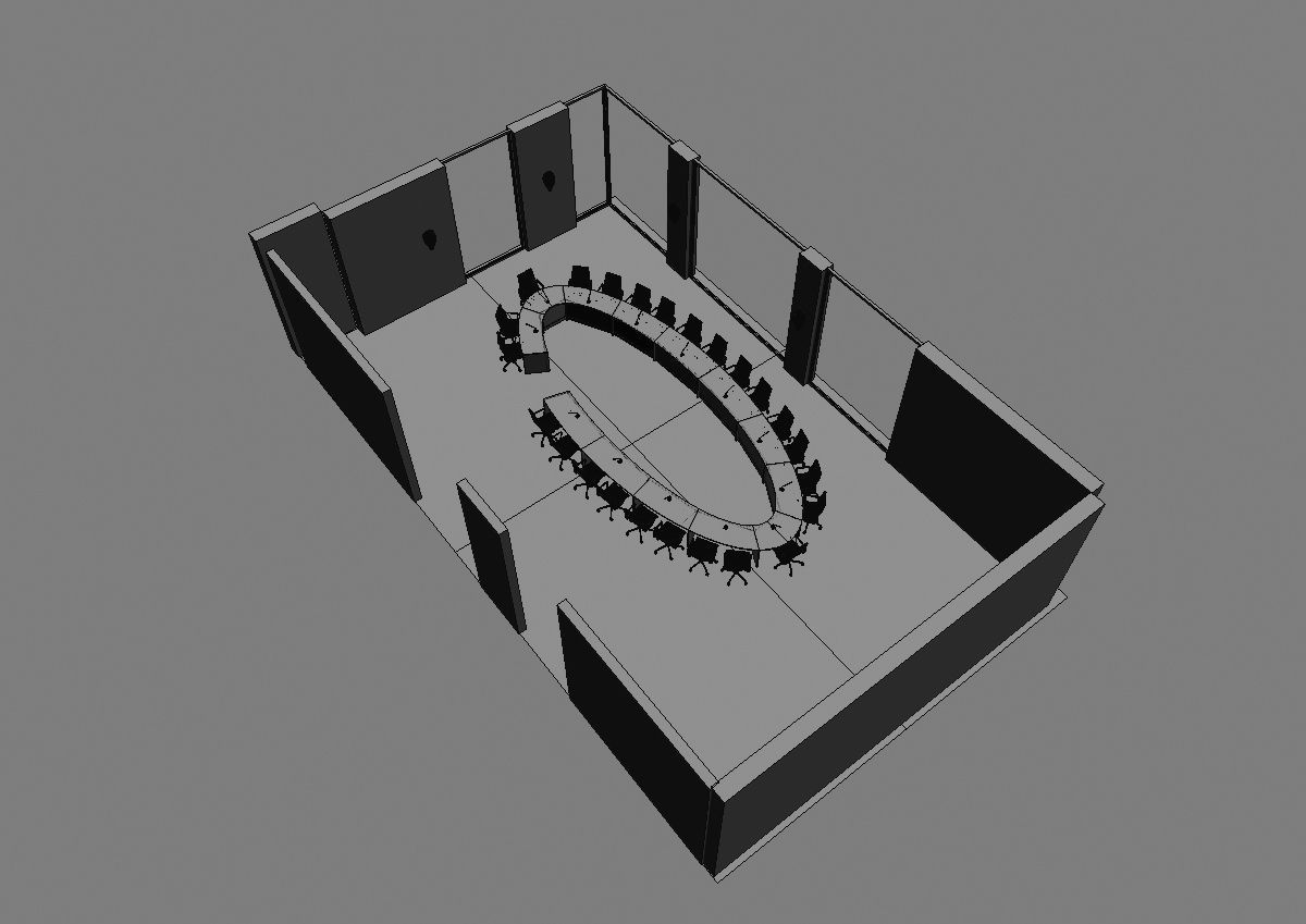 meeting room cd1466 a05 3D model_4