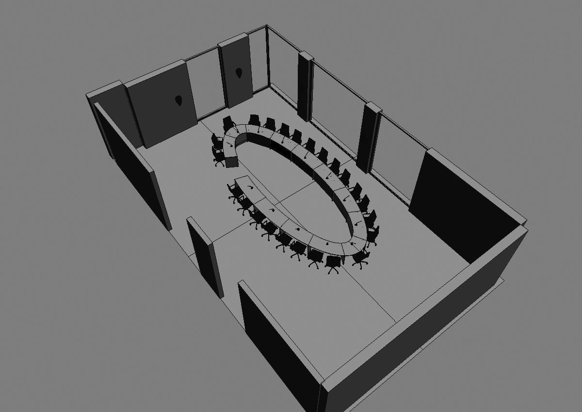 meeting room cd1466 a05 3D model_8