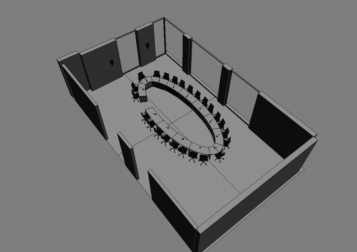 meeting room cd1466 a05 3D model_7