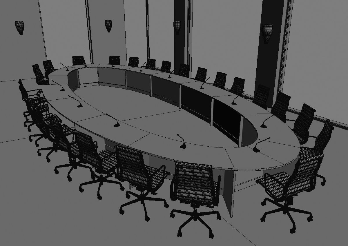 meeting room cd1466 a05 3D model_44