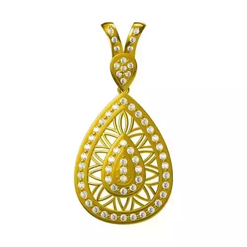 JCD Format Flower shape pendant for women 3dm jewelry