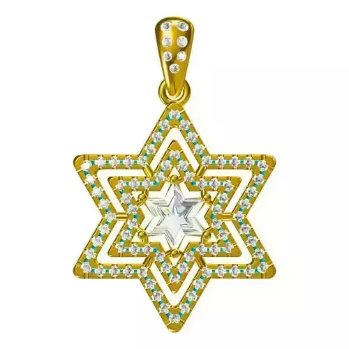 JCD Format  Diamond flower shape pendant for sale 3dm files