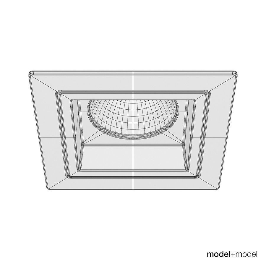 Recessed spotlights 3D model_7