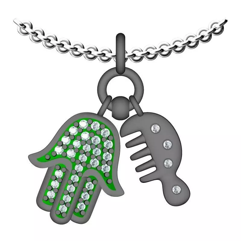 JCD Format Cheap flower shape pendant 3d cad jewelry design 3D print model_0