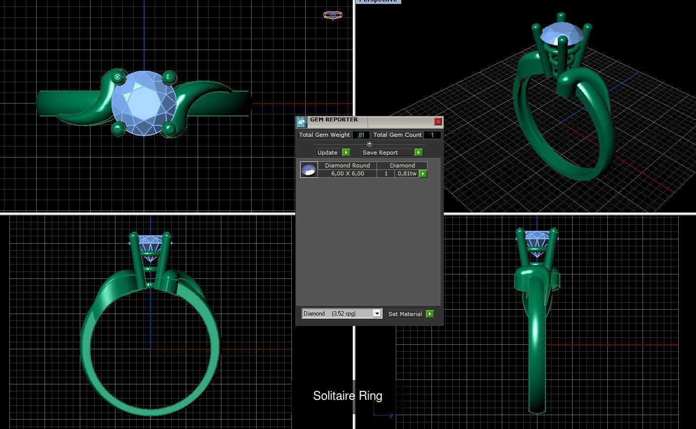 22 Model Solitaire Ring 3DM File 3D Model Collection_18