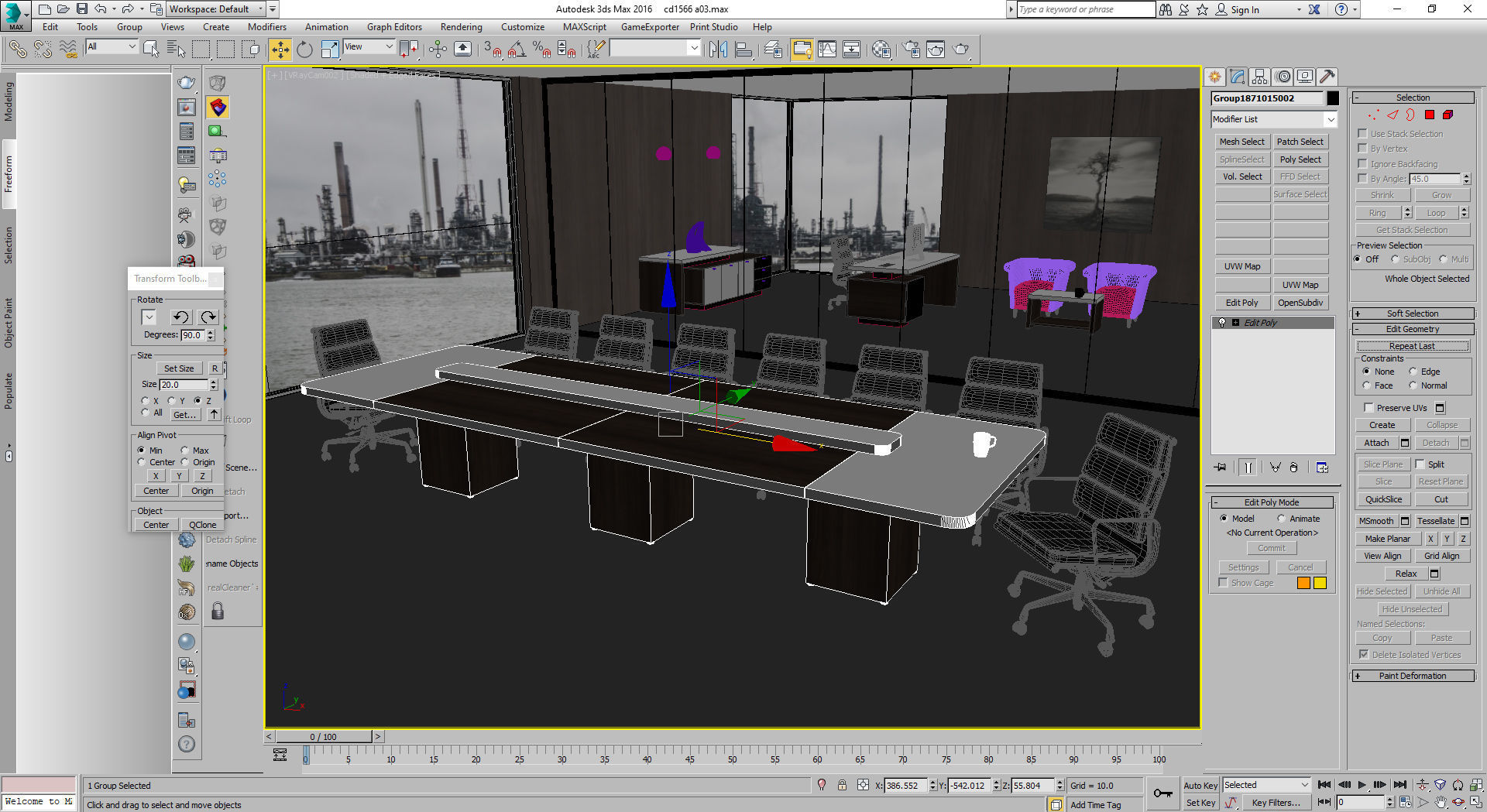 meeting room cd1566 a03 3D model_1