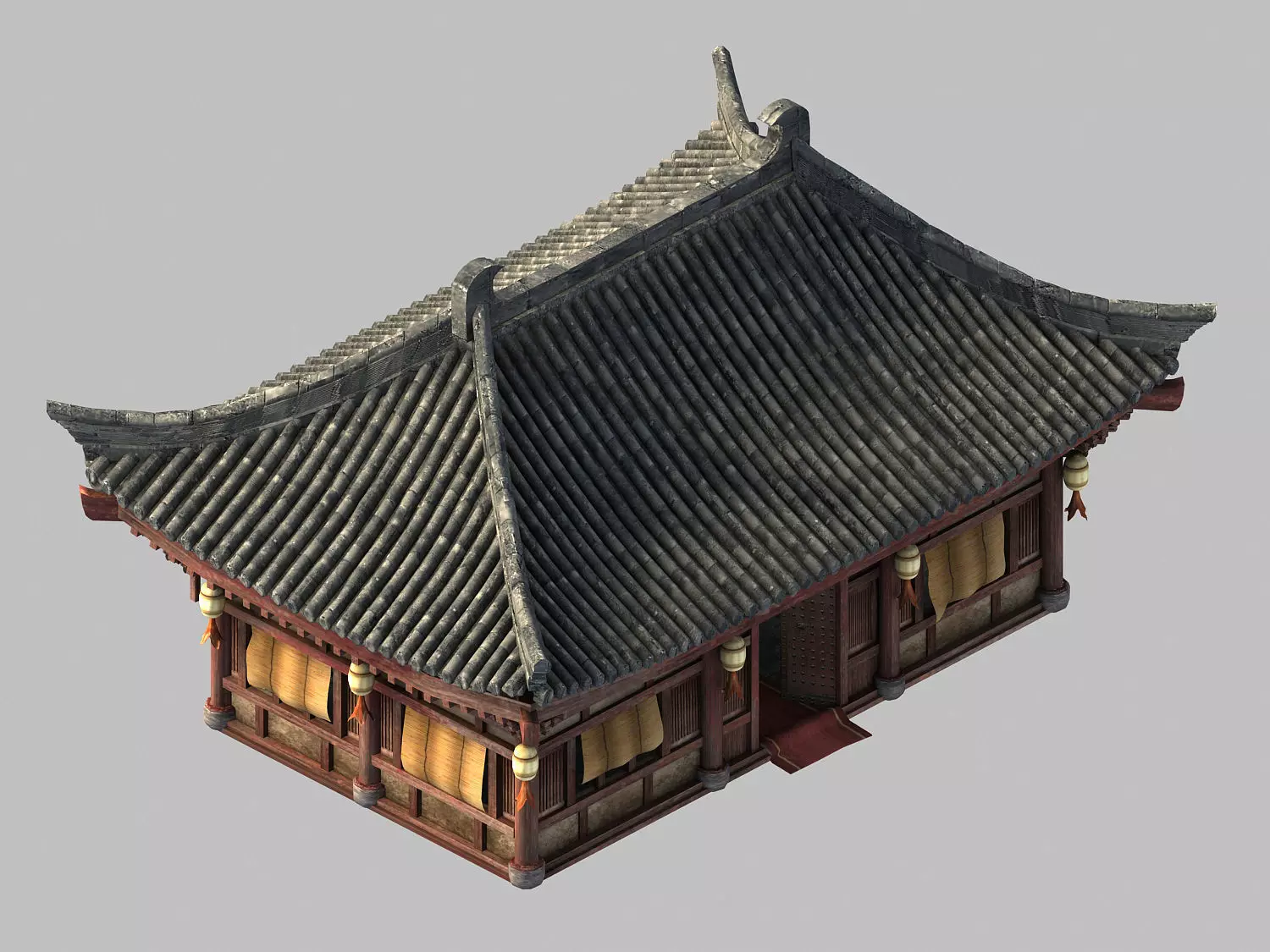 Tang Journey to the West - Ordinary Building 01 3D model_0