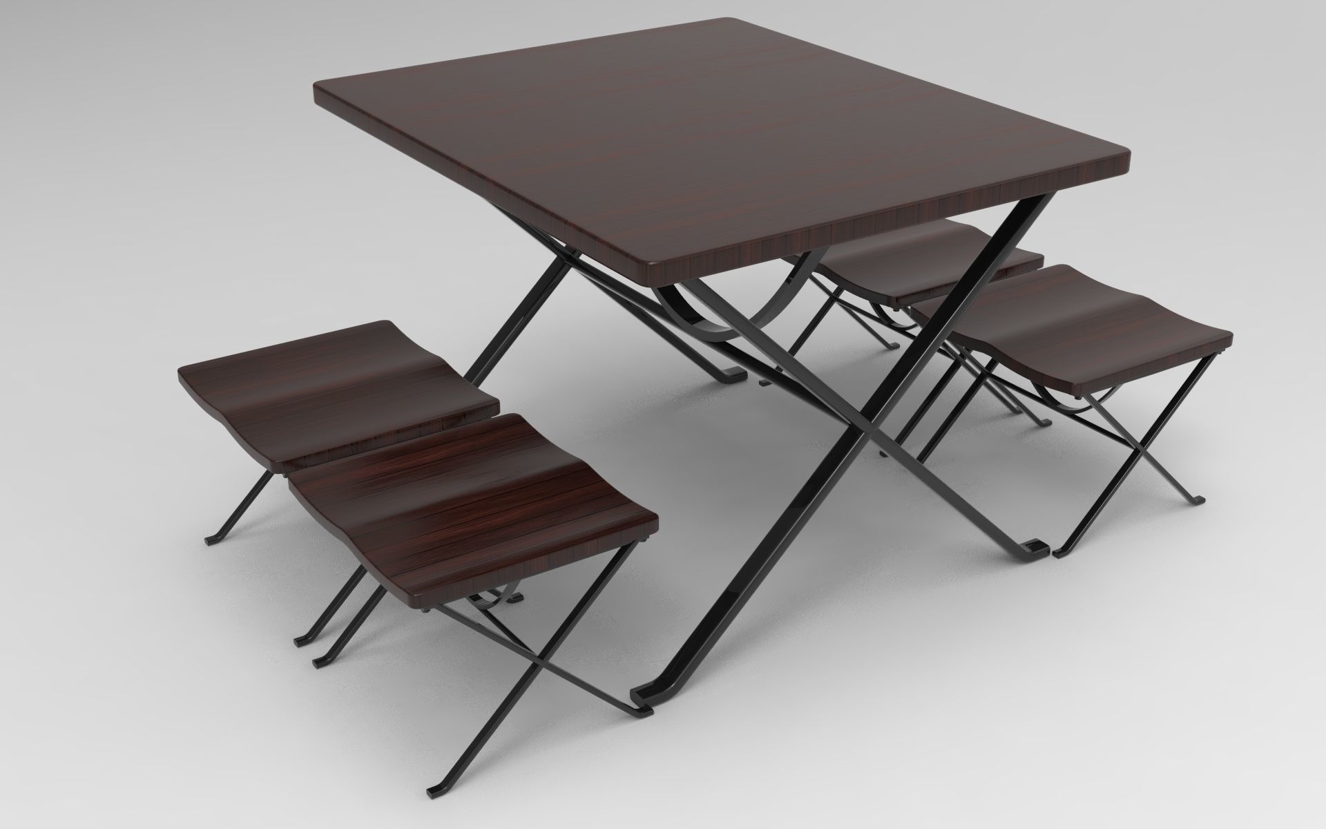dining table 02 3D model_4