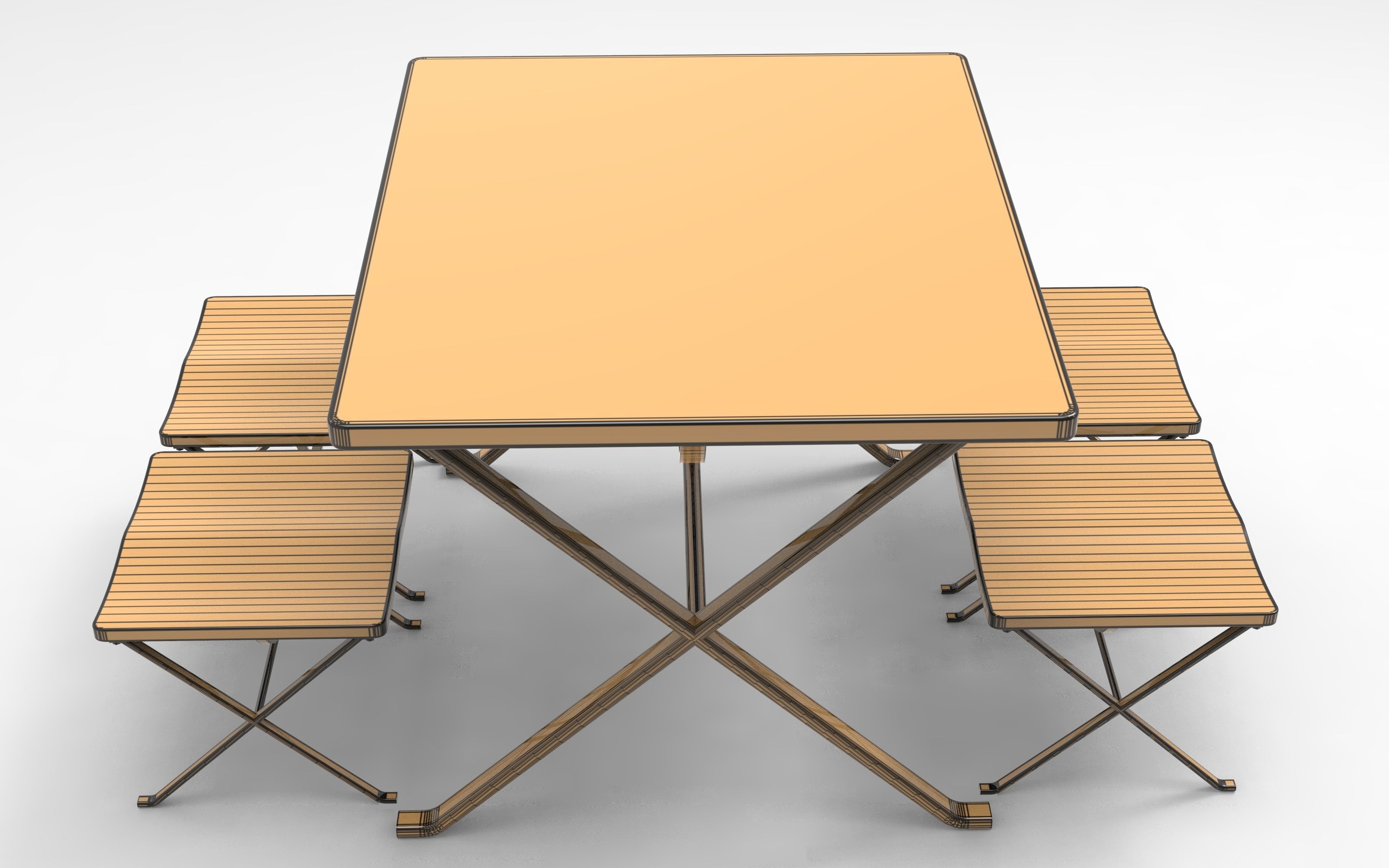 dining table 02 3D model_9