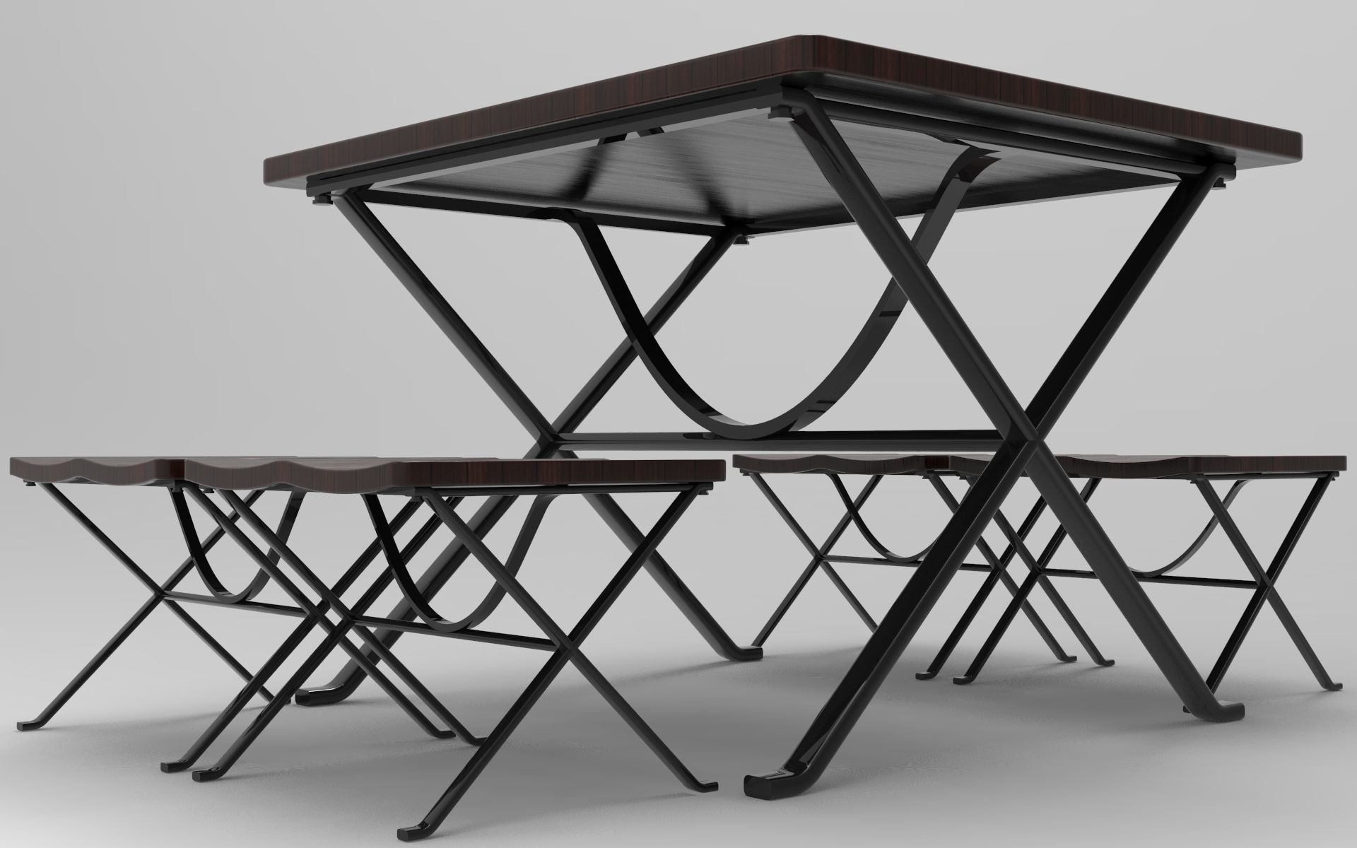 dining table 02 3D model_1