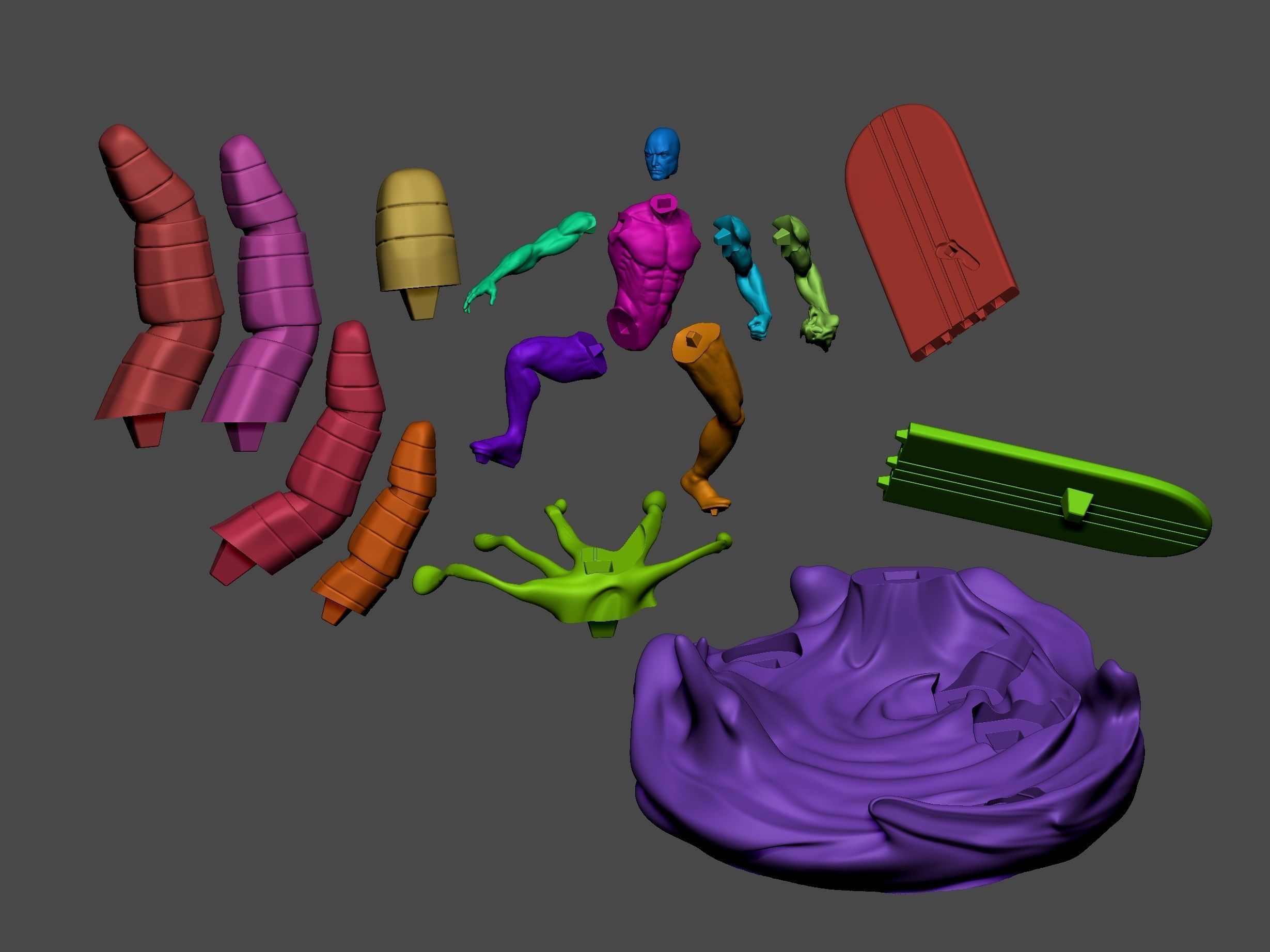 The Silver Surfer 3D print model_9