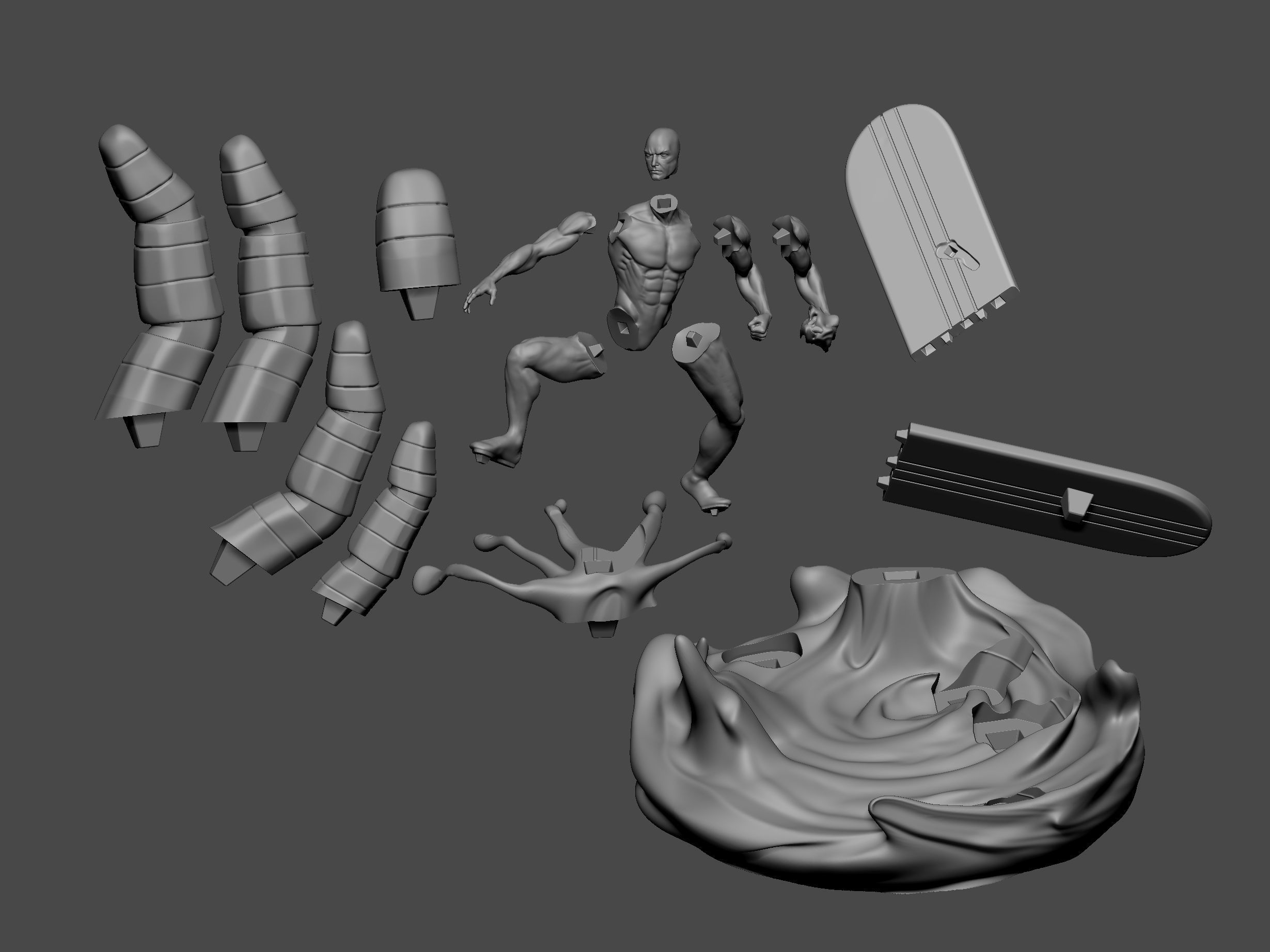 The Silver Surfer 3D print model_8