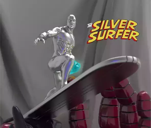 The Silver Surfer 3D print model