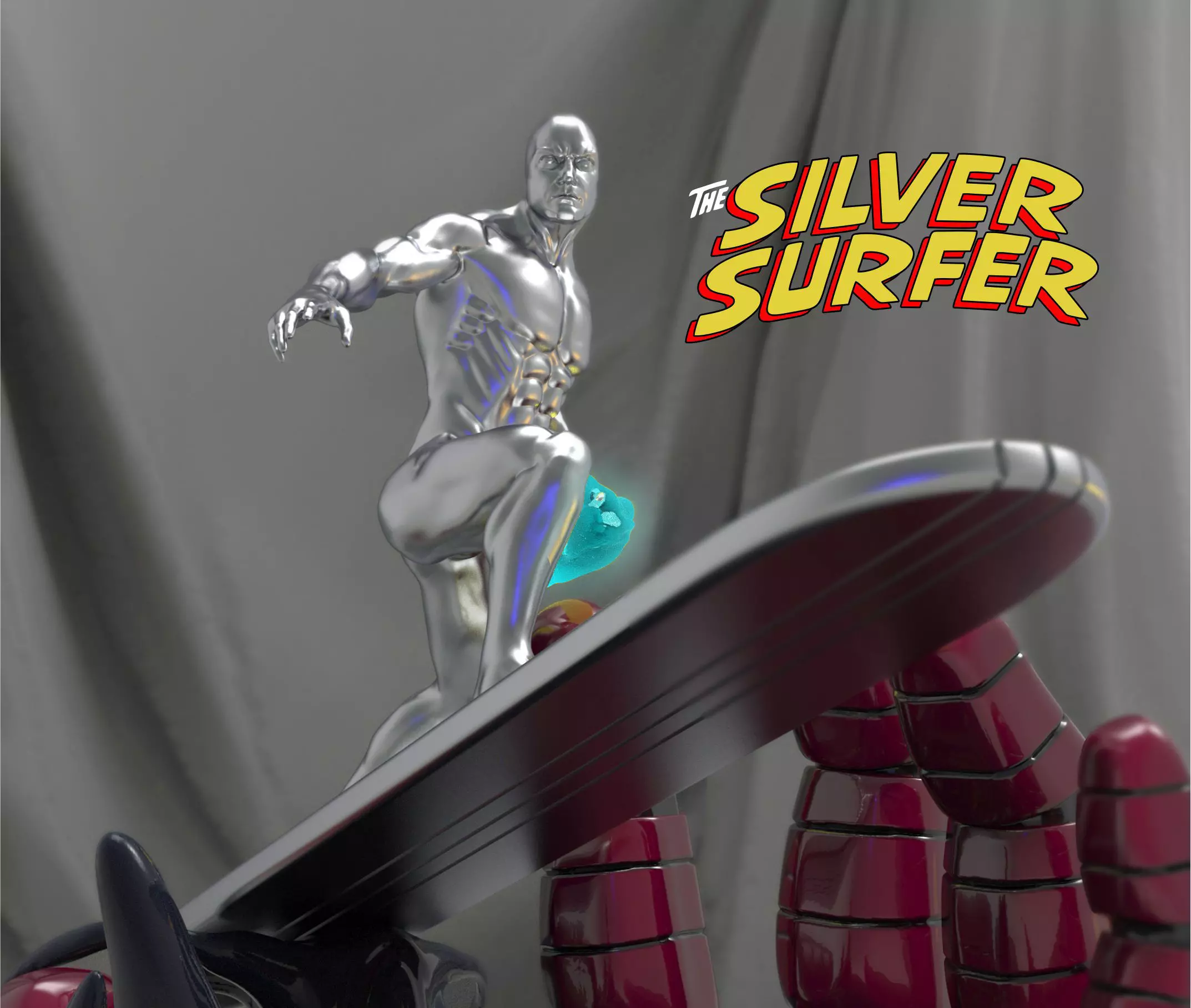 The Silver Surfer 3D print model_0
