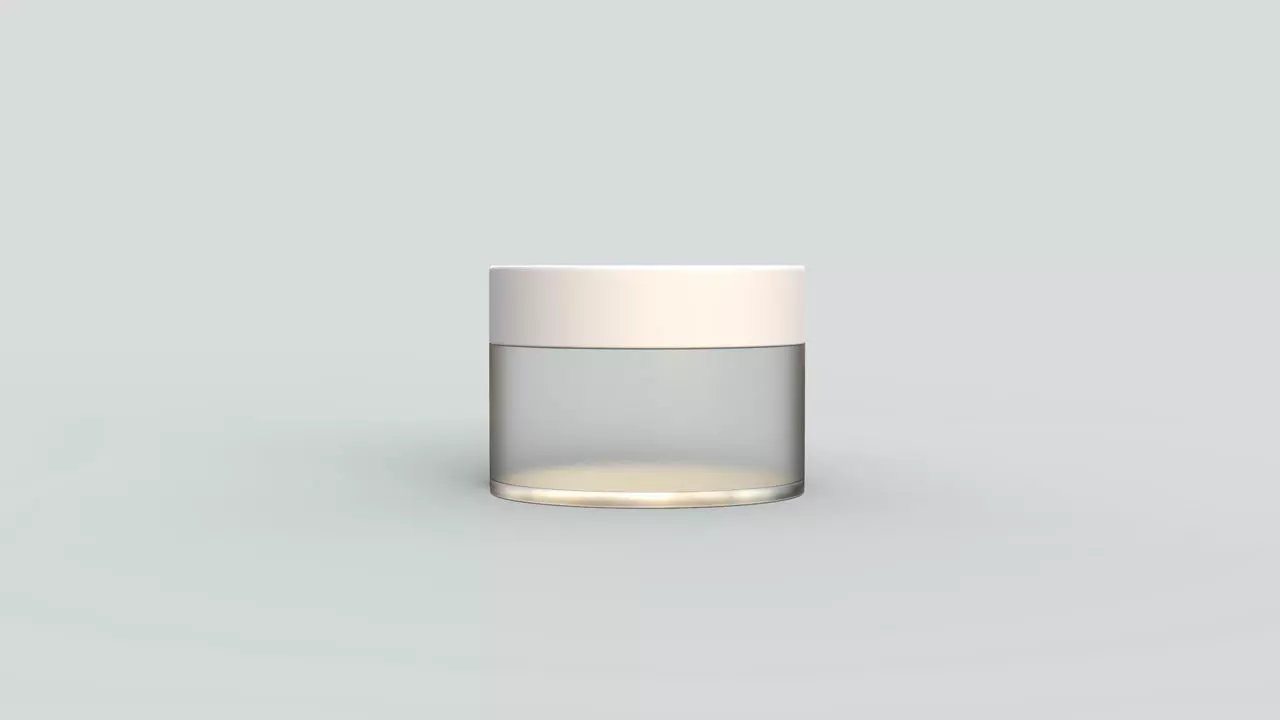 Cream Bottle 3D model_0
