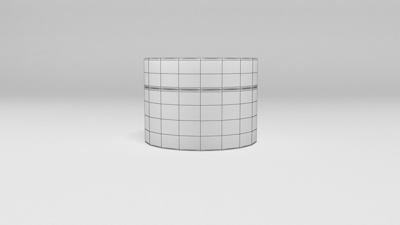 Cream Bottle 3D model_2