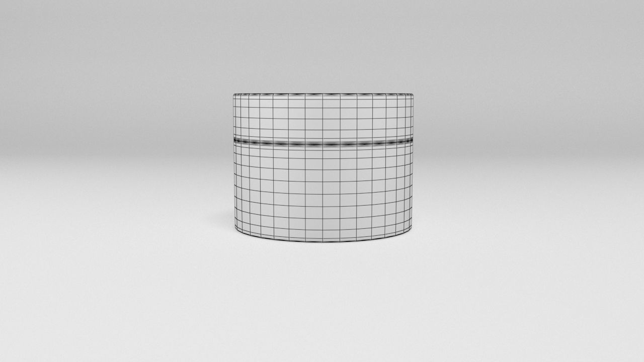 Cream Bottle 3D model_3