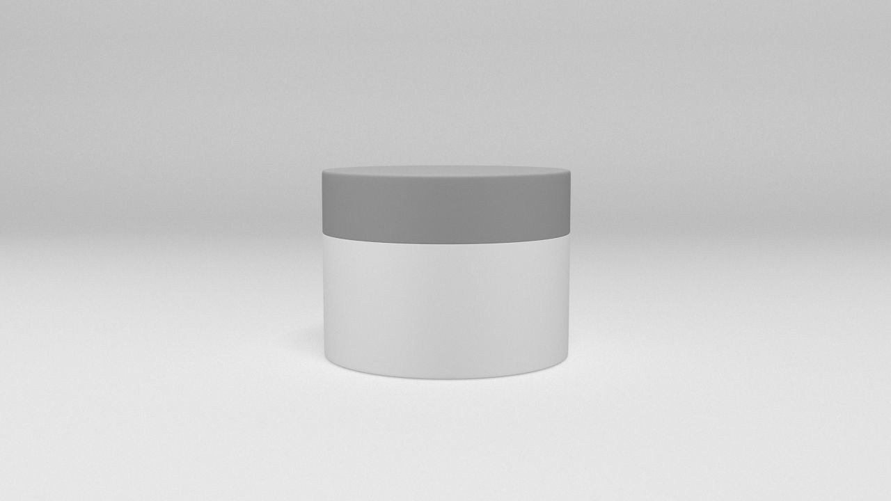 Cream Bottle 3D model_1