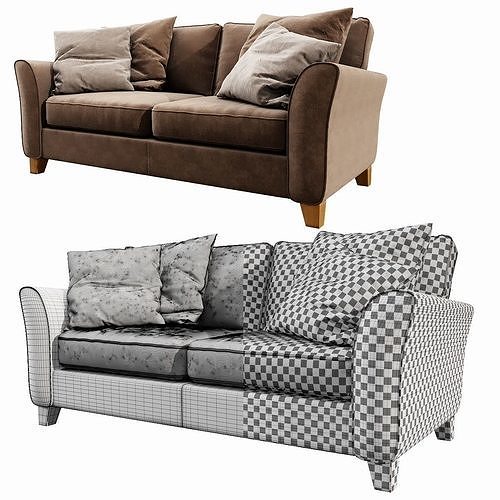 Harveys Nina 3 Seater 3D model 6