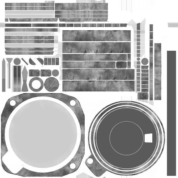 US ALTIMETER GAUGE Low-poly 3D model_9