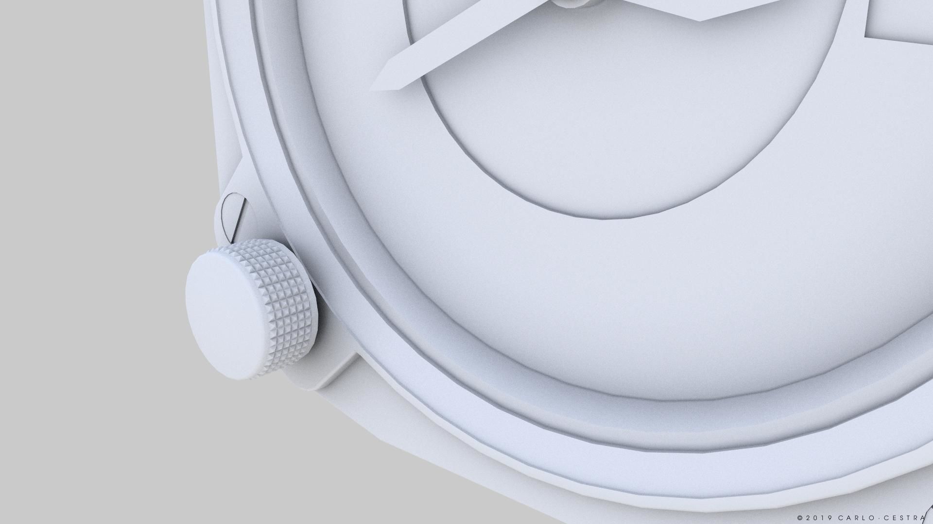 US ALTIMETER GAUGE Low-poly 3D model_15