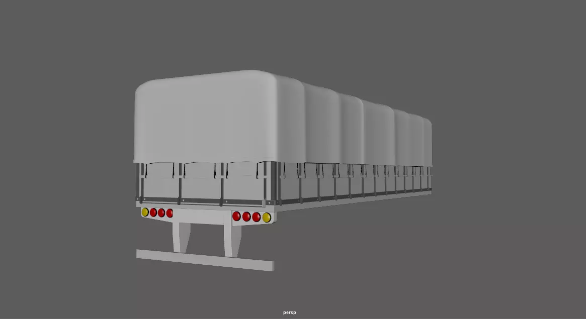 Truck Body Grain Brazil Soy Free 3D model