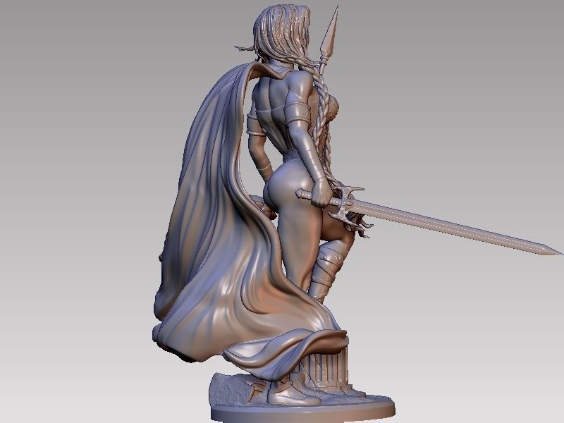 Valkyrie from Asgard 3D print model_2