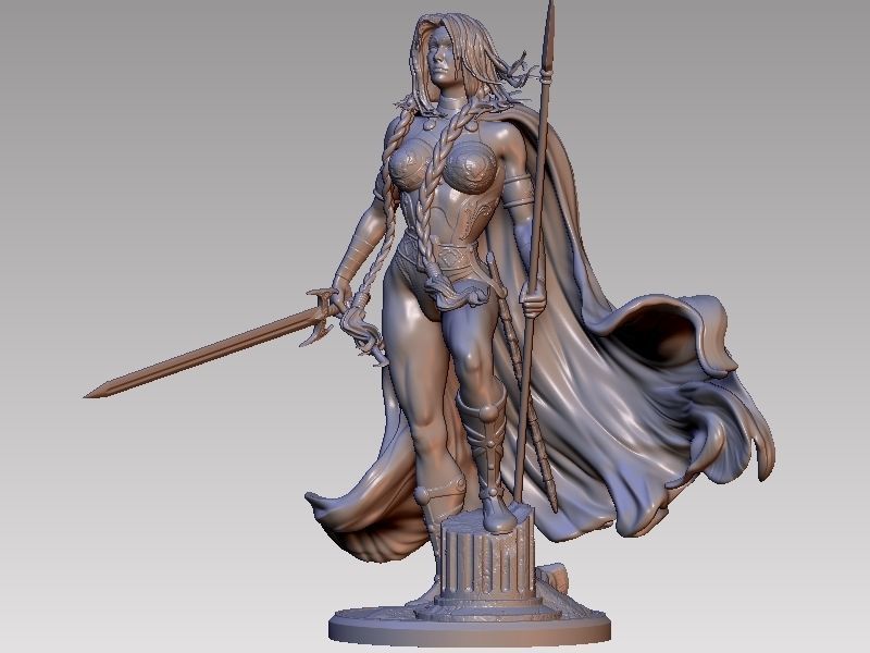 Valkyrie from Asgard 3D print model_1