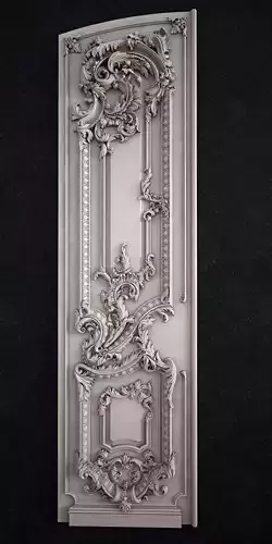 Door baroque 3D print model