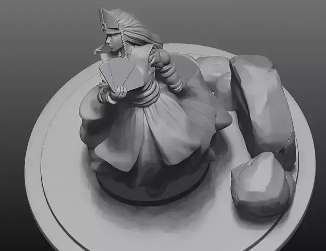 Avatar Kyoshi  from the last airbender series 3D print model