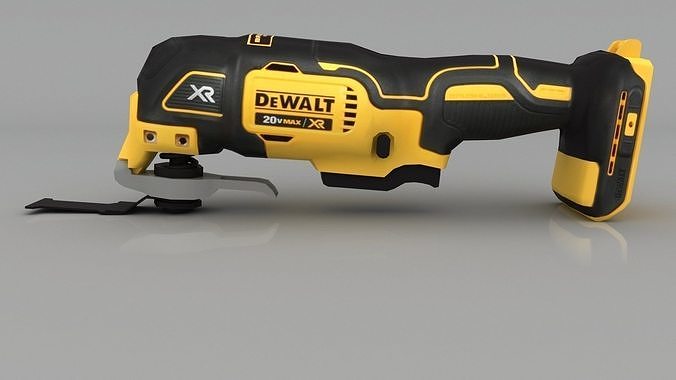 DEWALT 20v Max XR Oscillating Multi Tool DCS355B Low-poly 3D model