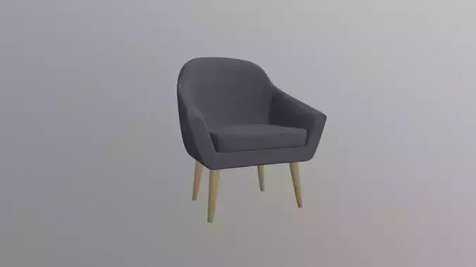 chair with wooden legs