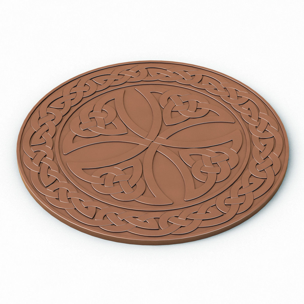 Celtic Medals Fantasy Coins - Circle Patterns 3D model_6