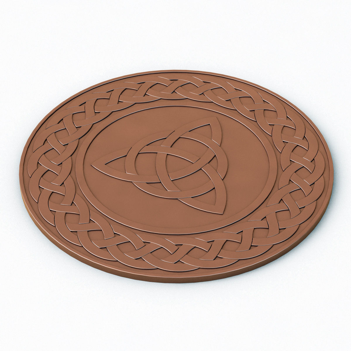 Celtic Medals Fantasy Coins - Circle Patterns 3D model_5