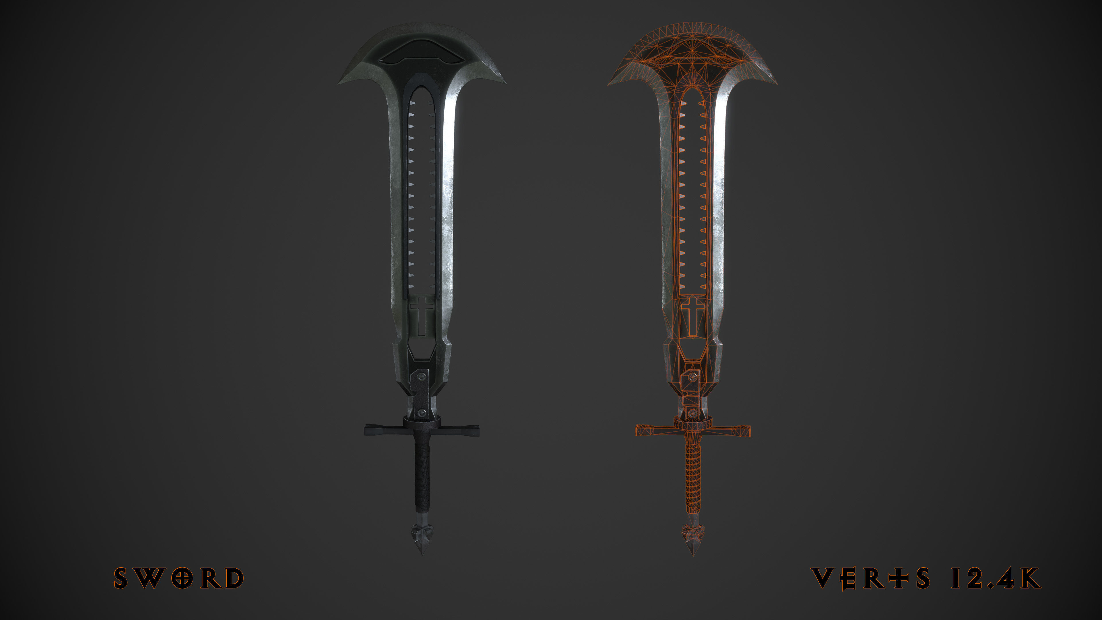 Weapons of Evil Basic Vol1 Lowpoly Low-poly 3D model_11