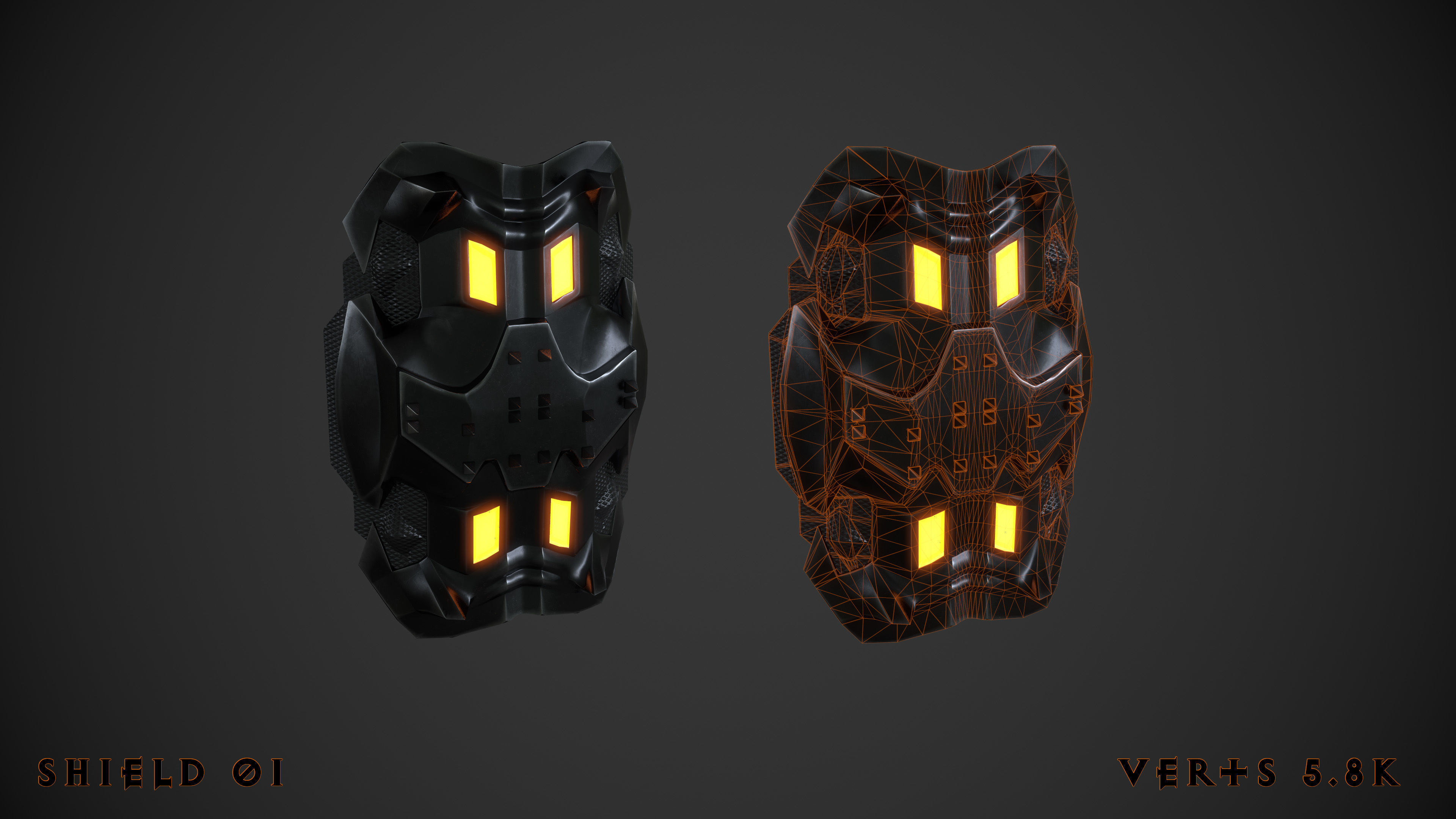 Weapons of Evil Basic Vol1 Lowpoly Low-poly 3D model_12