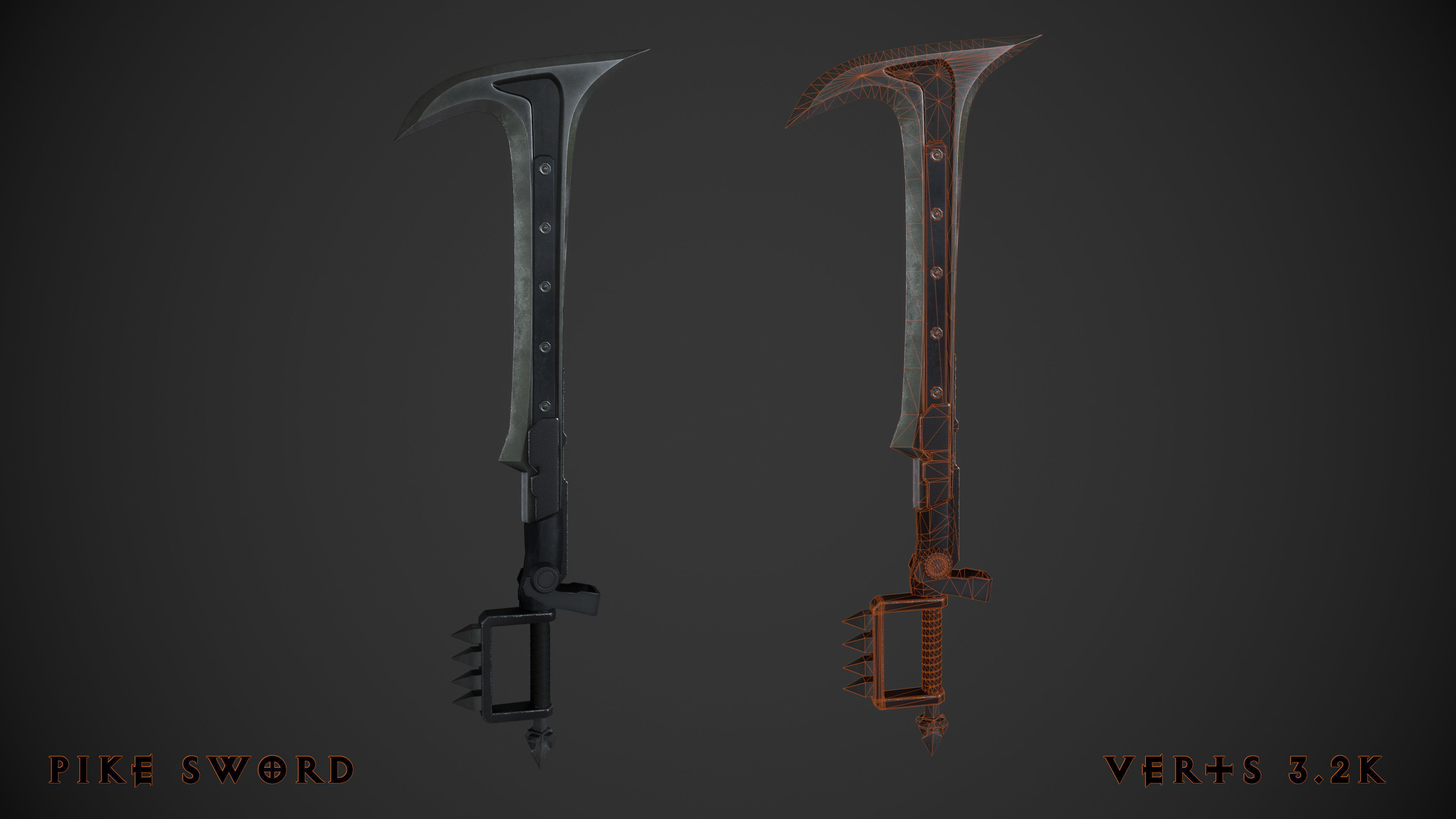 Weapons of Evil Basic Vol1 Lowpoly Low-poly 3D model_9